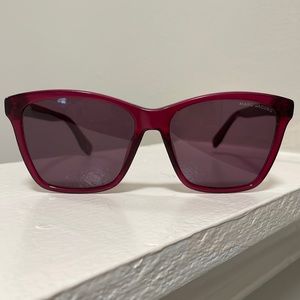 Women’s - MARC Jacobs - Sunglasses - Maroon - Sparkle